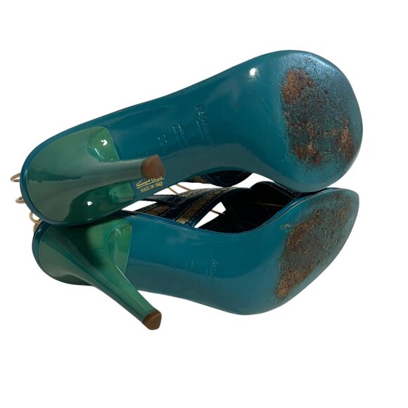 Yves Saint Laurent high heel sandals - Picture 9 of 13